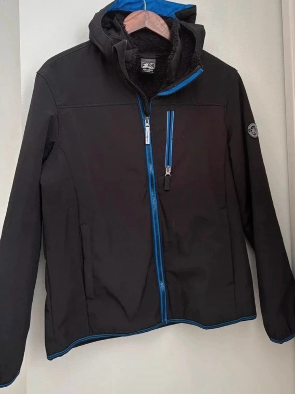 Boy’s ZeroXposur Softshell Black Condor Hooded Fleece Lined Jacket boys XXL18/20